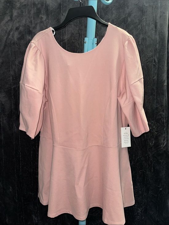 Eloquii Tops - Eloquii Dusty Pink Scoop Neck Dress
